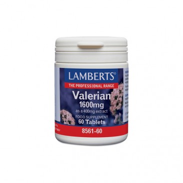 Lamberts Valerian 1600mg 60tabs | Συμπλήρωμα Βαλεριάνας για τον Ύπνο