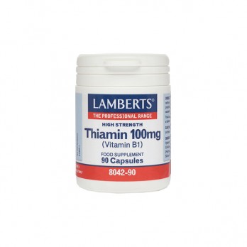 Lamberts Thiamin 100mg (Vitamin B1) 90caps |  Συμπλήρωμα Διατροφής με Θειαμίνη 