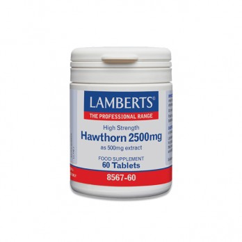 Lamberts Hawthorn 2500mg 60tabs | Εκχύλισμα Κράταιγου