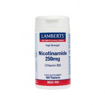 Lamberts Nicotinamide (Vitamin B3)250mg 100tabs | Συμπλήρωμα Διατροφής με Νιασίνη (Βιταμίνη B3)