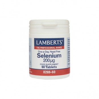 Lamberts Selenium 200mcg 60tabs | Συμπλήρωμα Διατροφής με Σελήνιο