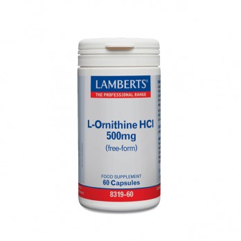 Lamberts L-Ornithine 500mg 60caps |  Συμπλήρωμα Διατροφής Ορνιθίνης