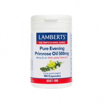 Lamberts Evening Primrose Oil 500mg 180caps | Έλαιο Νυχτολούλουδου των 500mg με Βιταμίνη Ε