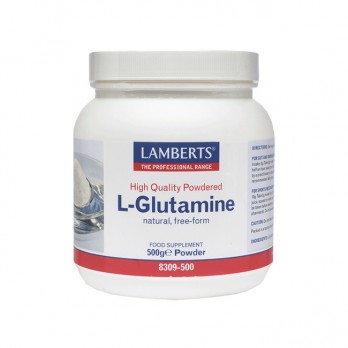 Lamberts L-Glutamine Powder 500gr | Συμπλήρωμα Γλουταμίνης σε Σκόνη