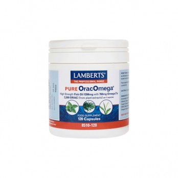 Lamberts Pure OracOmega 120caps | Συμπλήρωμα Διατροφής με Ωμέγα 3 Λιπαρά Οξέα