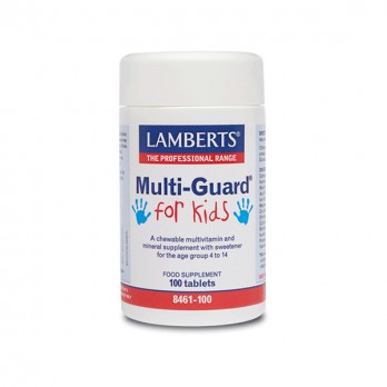 Lamberts Multi - Guard For Kids 100tabs| Παιδική Πολυβιταμίνη για 4-14 Ετών