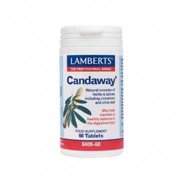 Lamberts Candaway 60tabs | Συμπλήρωμα Διατροφής με Βότανα και Μπαχαρικά 