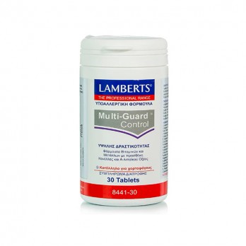 Lamberts Multi-Guard Control 30tabs | Πολυβιταμίνη με Βιταμίνες, Ιχνοστοιχεία, Μέταλλα & Κανέλλα