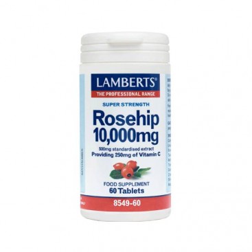 Lamberts Rose Hip 10.000mg 60tabs | Καρπός Αγριοτριανταφυλλιάς για την Φυσιολογική Λειτουργία του Ανοσοποιητικού Συστήματος