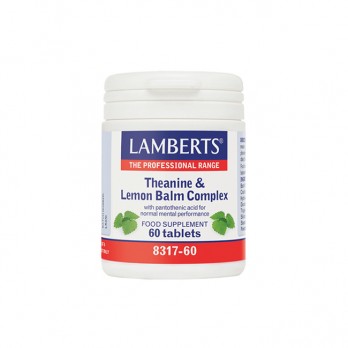 Lamberts Theanine & Lemon Balm Complex 60tabs |Συμπλήρωμα Διατροφής Θειανίνης και Βάλσαμο Λεμονιού