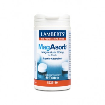 Lamberts MagAsorb 60Tabs | Μαγνήσιο Υψηλής Απορρόφησης