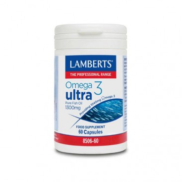 Lamberts Omega 3 Ultra 60caps | Συμπλήρωμα Διατροφής Ωμέγα-3 