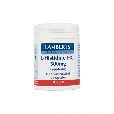 Lamberts L-Histidine 500mg 30caps | Συμπλήρωμα Διατροφής Ιστιδίνης