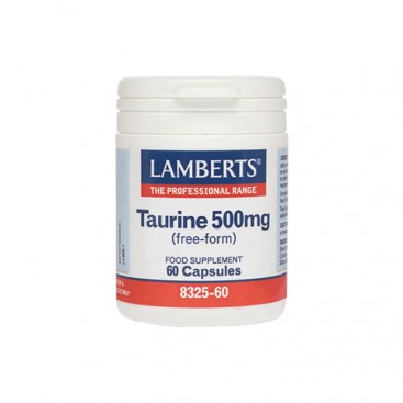 Lamberts Taurine 500mg 60caps |  Συμπλήρωμα Διατροφής Ταυρίνης