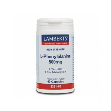 Lamberts L-Phenylalanine 60caps | Συμπλήρωμα Διατροφής Φαινυλαλανίνη