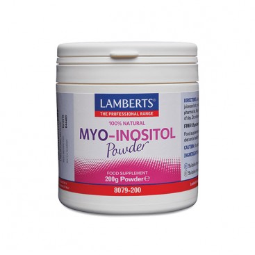 Lamberts Myo-Inositol Powder 200gr | Συμπλήρωμα Μυοϊνοσιτόλης σε σκόνη