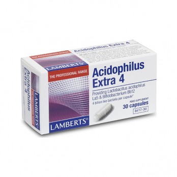 Lamberts Acidophilus Extra 4 (Milk Free)  30caps | Προβιοτικό Σκεύασμα