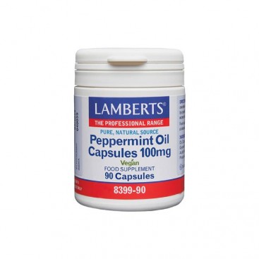 Lamberts Peppermint Oil 50mg 90caps | Συμπλήρωμα Διατροφής με Έλαιο Μέντας 