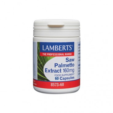 Lamberts Saw Palmetto Extract 160mg 60caps | Υψηλής Ισχύος Τιτλοδοτημένο Εκχύλισμα