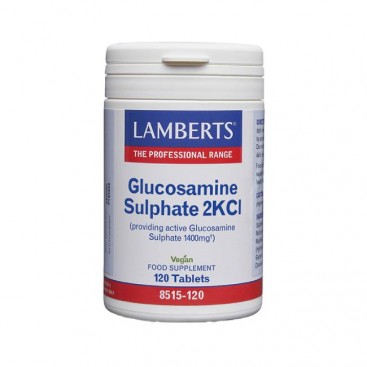 Lamberts Glucosamine Sulphate 2KCl 120tabs | Συμπλήρωμα Διατροφής Γλυκοζαμίνης για τη Καλή Υγεία των Χόνδρων