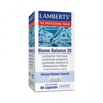 Lamberts Biome Balance 25 60caps | Συμπλήρωμα Διατροφής για την Υποστήριξη του Πεπτικού Συστήματος