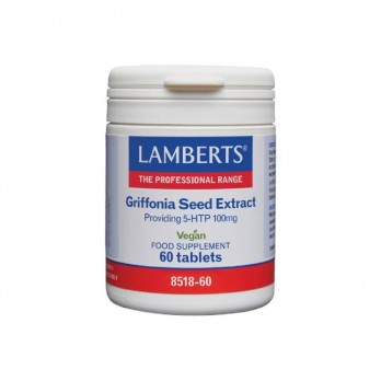 Lamberts Griffonia Seed Extract (5-HTP 100mg) 60tabs | Συμπλήρωμα Διατροφής για την Ρύθμιση της Σεροτονίνης