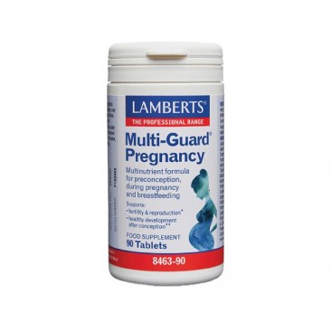 Lamberts Multi-Guard Pregnancy 90tabs | Συμπλήρωμα Διατροφής για Γυναίκες Αναπαραγωγικής Ηλικίας