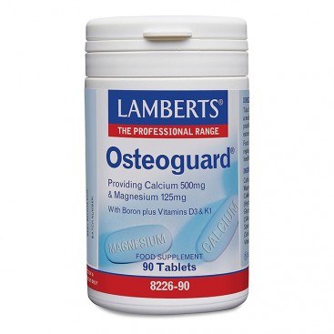 Lamberts Osteoguard 90tabs | Συμπλήρωμα Διατροφής Ασβεστίου & Μαγνησίου