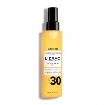 Lierac Sunissime The Silky Sun Oil SPF30 150ml | Μεταξένιο Αντηλιακό Λάδι Σώματος SPF30