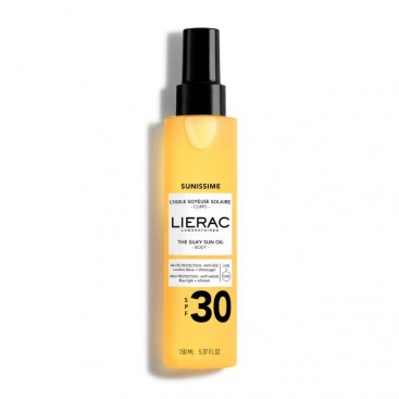 Lierac Sunissime The Silky Sun Oil SPF30 150ml | Μεταξένιο Αντηλιακό Λάδι Σώματος SPF30