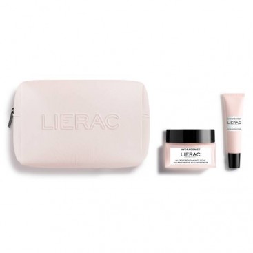 Lierac Hydragenist The Rehydrating Radiance Cream Κρέμα Ενυδάτωσης και Λάμψης για Κανονικές-Ξηρές Επιδερμίδες 50ml & Hydragenist Gel Ματιών 15ml 