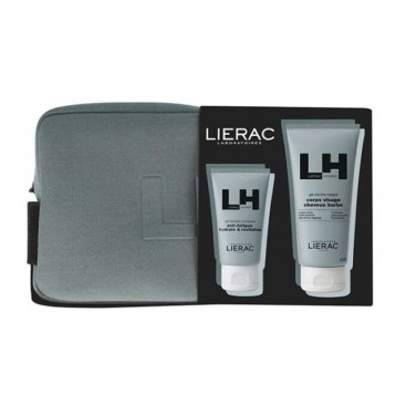 Lierac Homme Energizing Moisturizing Gel  Ανδρικό Ενυδατικό Gel για Tόνωση κατά της Κούρασης 50ml &  Homme Gel Douche Integral Τζελ Καθαρισμού για Σώμα, Πρόσωπο, Μαλλιά & Γένια 200ml