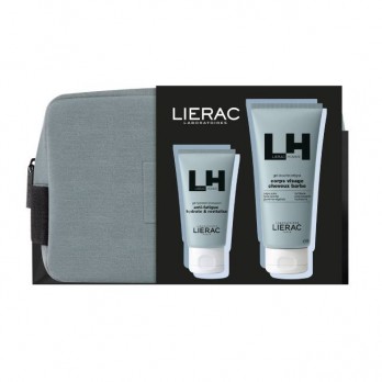 Lierac Homme Energizing Moisturizing Gel  Ανδρικό Ενυδατικό Gel για Tόνωση κατά της Κούρασης 50ml &  Homme Gel Douche Integral Τζελ Καθαρισμού για Σώμα, Πρόσωπο, Μαλλιά & Γένια 200ml