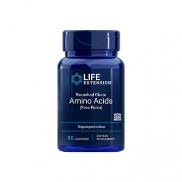 Life Extension Branched Chain Amino Acids, 90caps | Συμπλήρωμα Διατροφής με Αμινοξέα για την Αθλητική Απόδοση