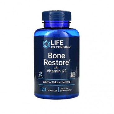 Life Extension Bone Restore with Vitamin K2, 120 caps | Συμπλήρωμα Διατροφής για την Υγεία των Οστών