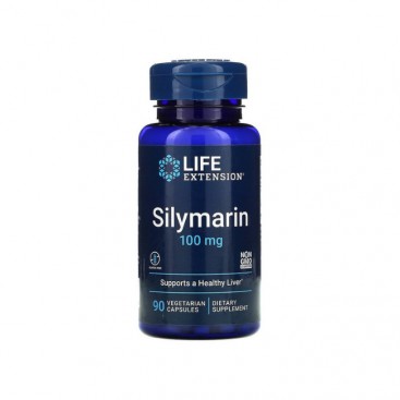 Life Extension Silymarin 100mg, 90veg.caps |  Συμπλήρωμα Διατροφής για Φυσιολογική Λειτουργία του Συκωτιού