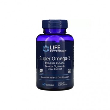 Life Extension Super Omega 3 with EPA/DHA  60Softgels| Συμπλήρωμα Ωμέγα 3 Λιπαρών Οξέων