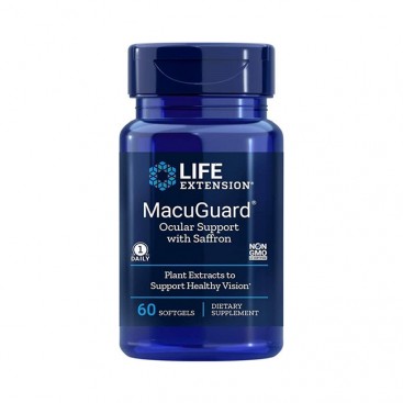 Life Extension MacuGuard Ocular Support, 60softgels | Συμπλήρωμα Διατροφής για την Υγεία των Ματιών