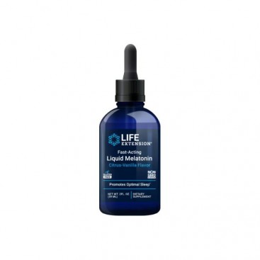 Life Extension Fast-Acting Liquid Melatonin 59ml | Συμπλήρωμα Διατροφής  Μελατονίνης για τον Ύπνο