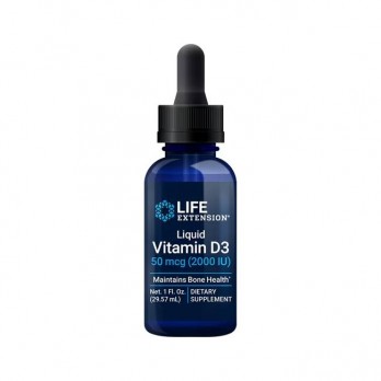 Life Extension Liquid Vitamin D3 2000iu 29.57ml | Συμπλήρωμα Διατροφής Βιταμίνης D3 σε Υγρή Μορφή