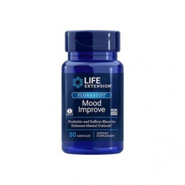 Life Extension Florassist Mood Improve 30caps | Συμπλήρωμα Διατροφής για Θετική Διάθεση και Χαλάρωση