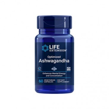 Life Extension Optimized Ashwagandha Extract 60veg.caps | Συμπλήρωμα Διατροφής για την Υποστήριξη της Μνήμης