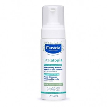 Mustela Stelatopia Foam Shampoo 150ml |Σαμπουάν σε Μορφή Αφρού για Ατοπικό Δέρμα 