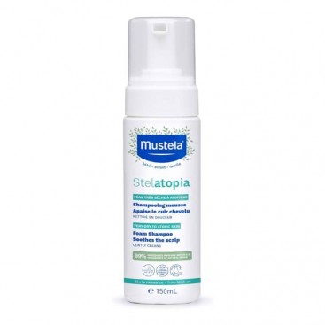 Mustela Stelatopia Foam Shampoo 150ml |Σαμπουάν σε Μορφή Αφρού για Ατοπικό Δέρμα 