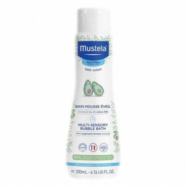 Mustela Multi-Sensory Bubble Bath 200ml | Βρεφικό-Παιδικό Τονωτικό Αφρόλουτρο 