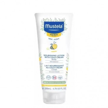 Mustela Nourishing Lotion with Cold Cream 200ml | Βρεφικό Γαλάκτωμα Σώματος για Ξηρό Δέρμα