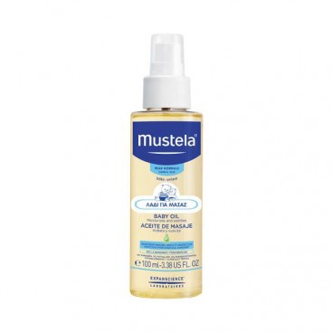 Mustela Baby Oil 100ml | Ενυδατικό & Καταπραϋντικό ,Ξηρό Λάδι για Μασάζ