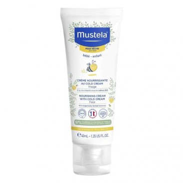 Mustela Nourishing Cream with Cold Cream 40ml | Θρεπτική Κρέμα για το Βρεφικό Πρόσωπο