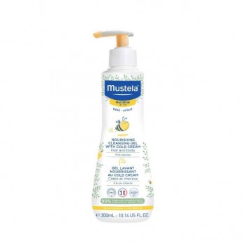 Mustela Nourishing Cleansing Gel 300ml | Καθαριστικό Tζελ  με Cold Cream για Ξηρό Δέρμα