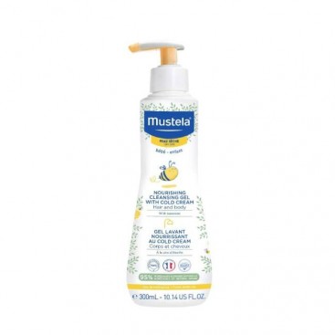 Mustela Nourishing Cleansing Gel 300ml | Καθαριστικό Tζελ  με Cold Cream για Ξηρό Δέρμα